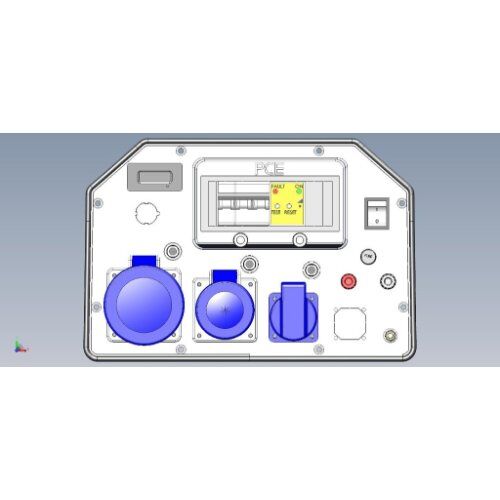  S - Serie Professioneller Dauereinsatz - Isolationsüberwachung Pramac Stromerzeuger  S 5000 - SHI ISO AVR - 230V - BENZIN 12448442